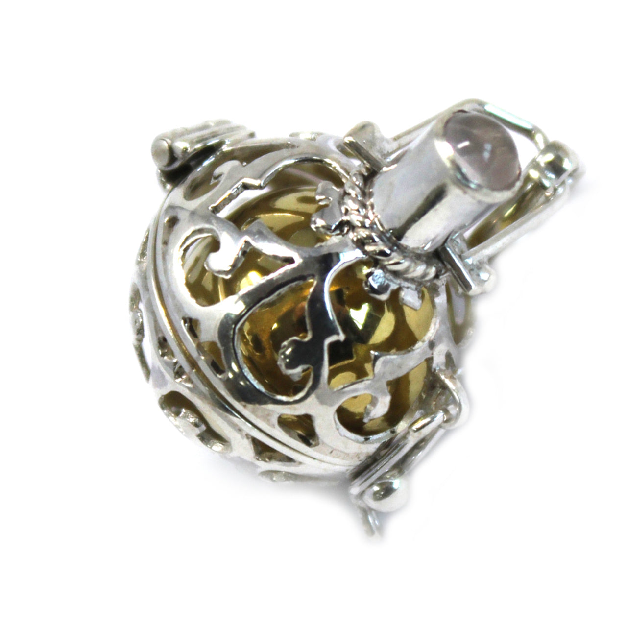 Cloche d'ange en argent - Gardien - 16 mm