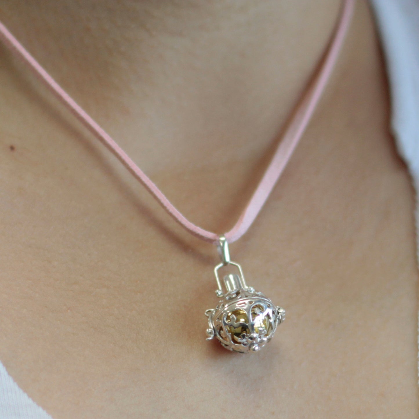 Cloche d'ange en argent - Gardien - 16 mm