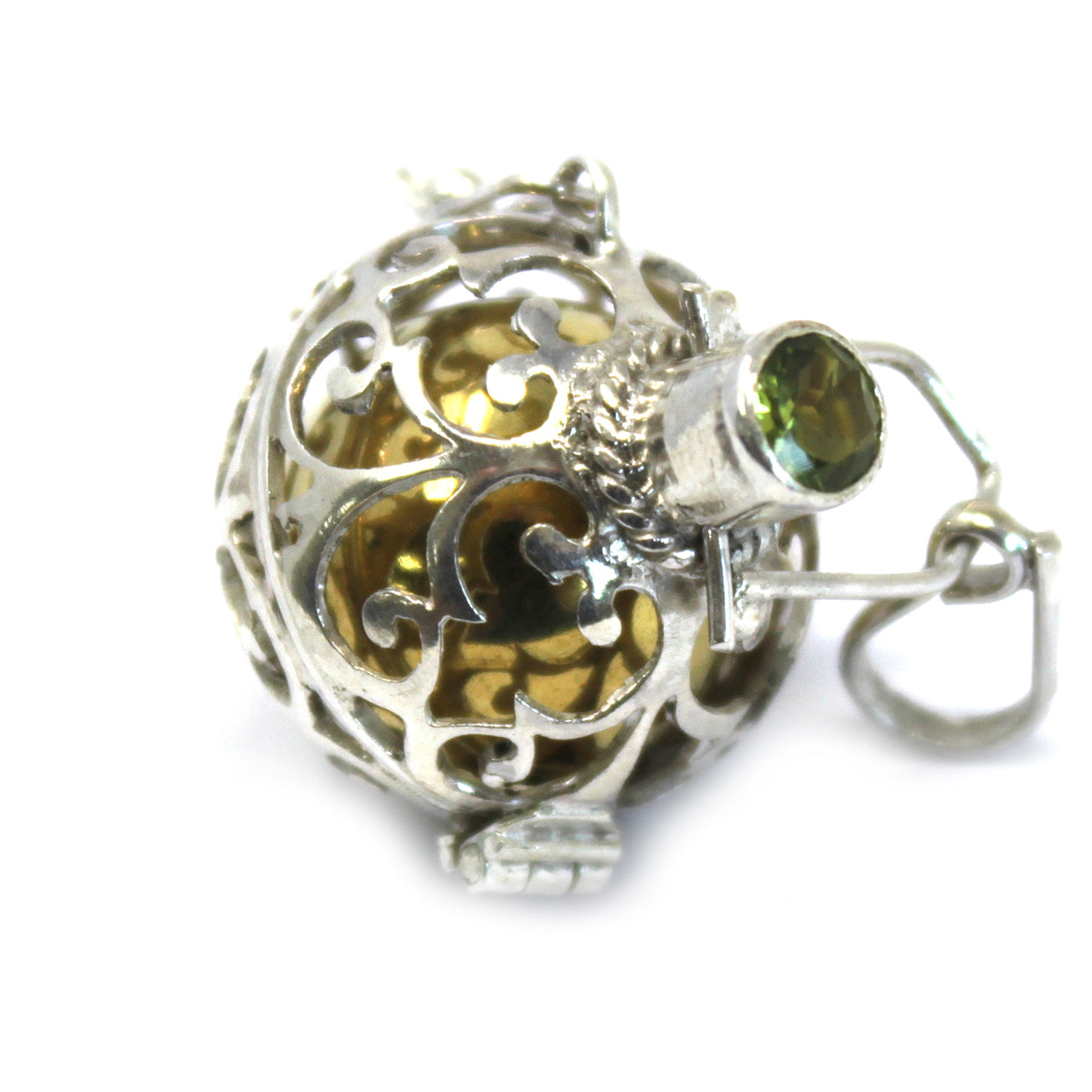 Cloche d'argent Ange - Romance - 18 mm