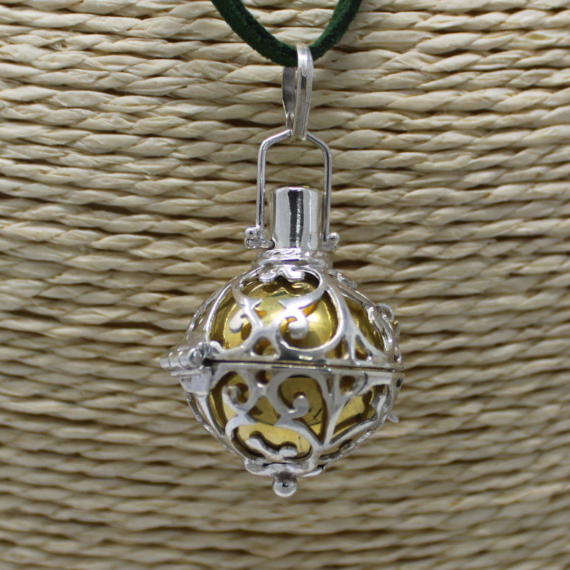 Cloche d'ange en argent - Guérison - 23 mm
