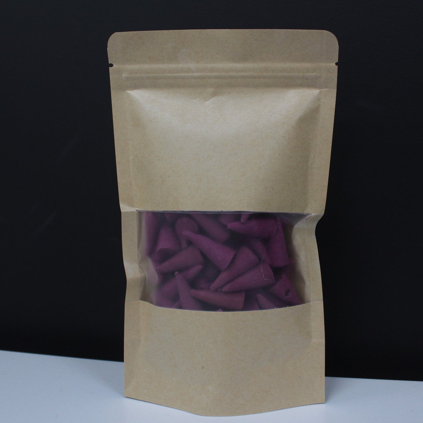10 x Sacs Kraft avec fenêtre 12x20 cm