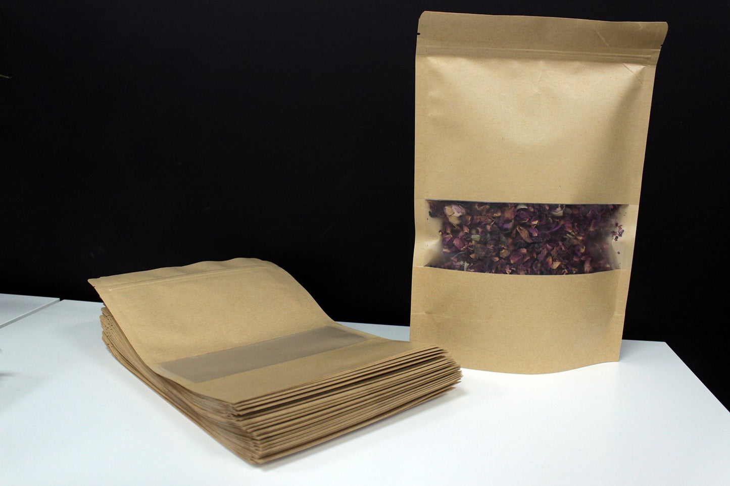 10 x Sacs Kraft avec fenêtre 10x20m
