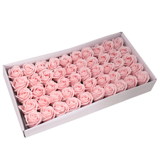 Fleur artisanale déco moyenne - Rose