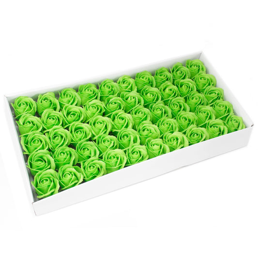 Fleur décorative artisanale moyenne - Vert