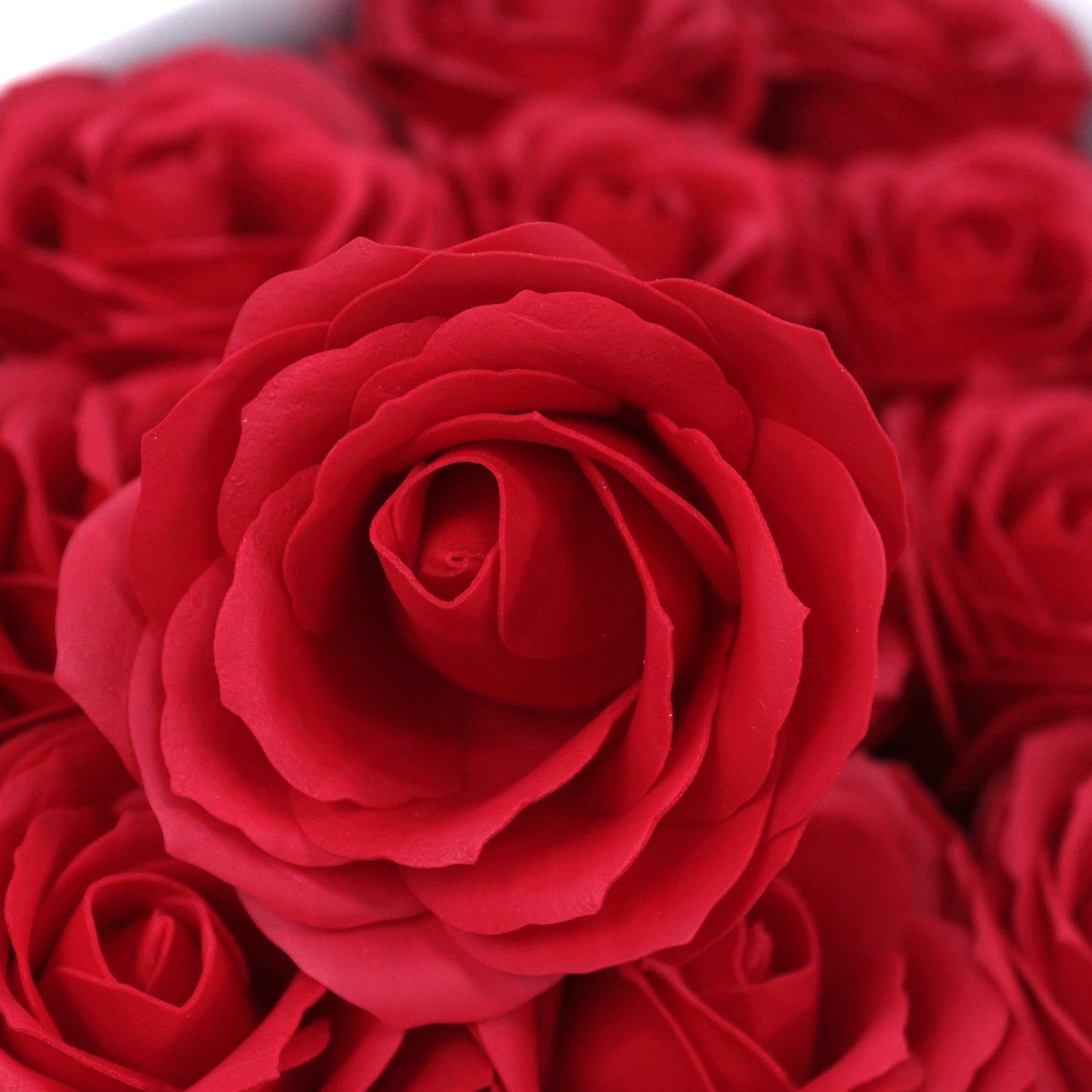 Grande fleur décorative artisanale - Rouge