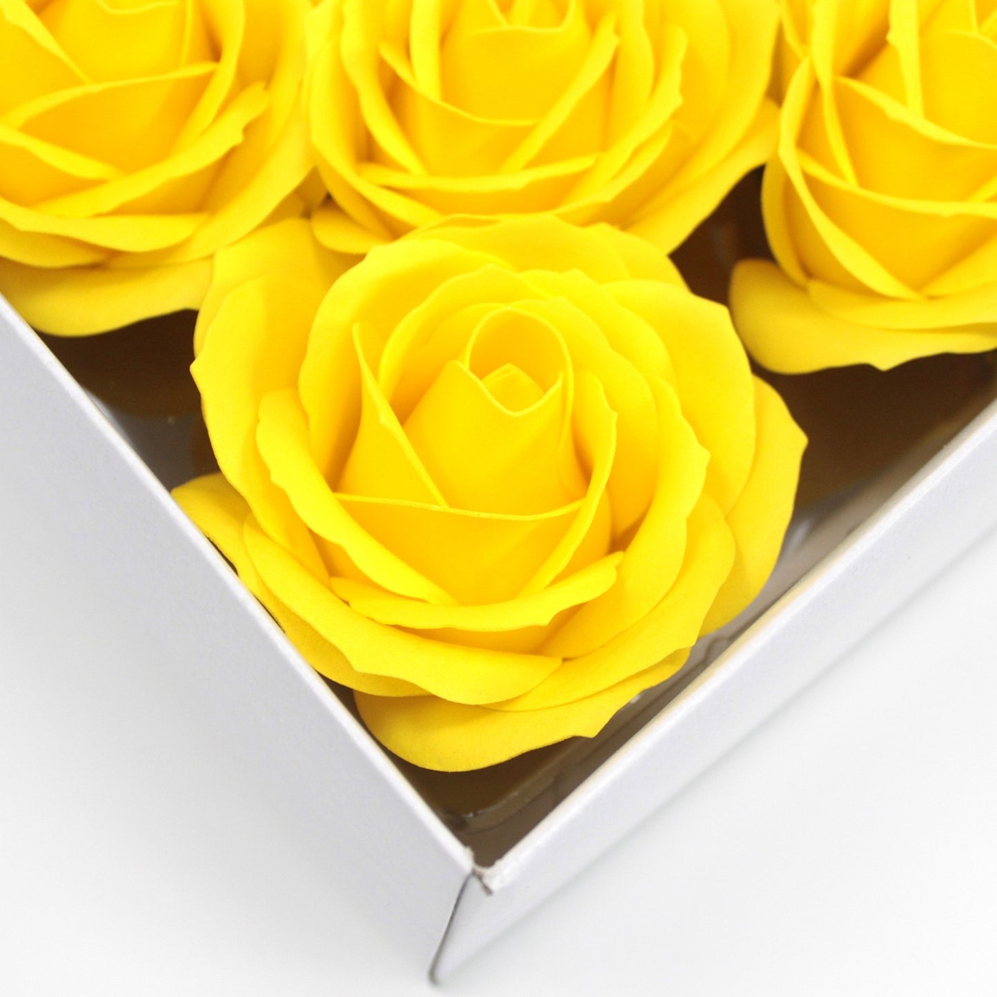 Grande fleur décorative artisanale - Jaune