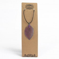 Collier - Feuille de Valeur - Multicolore