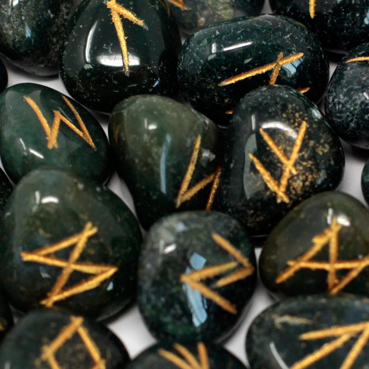 Ensemble de runes indiennes en sachets – Racine de sang
