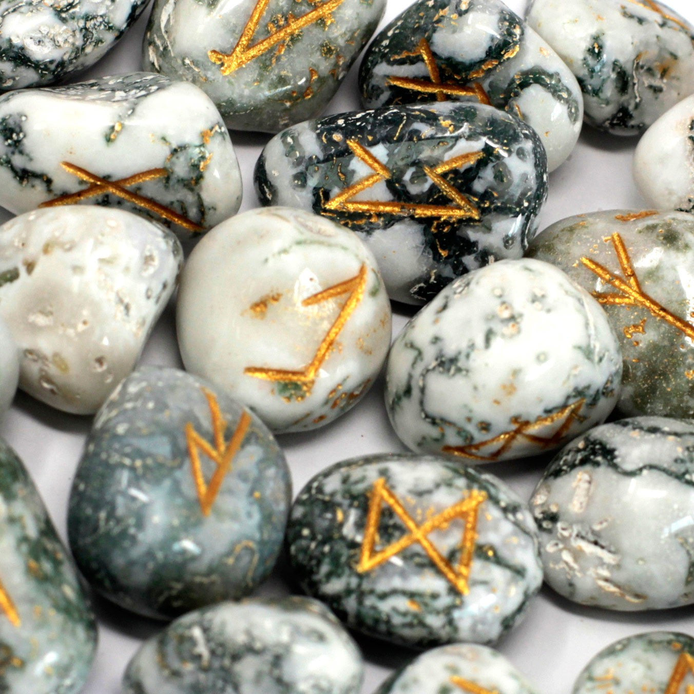 Coffret de runes indiennes en sachets - Agate Tree