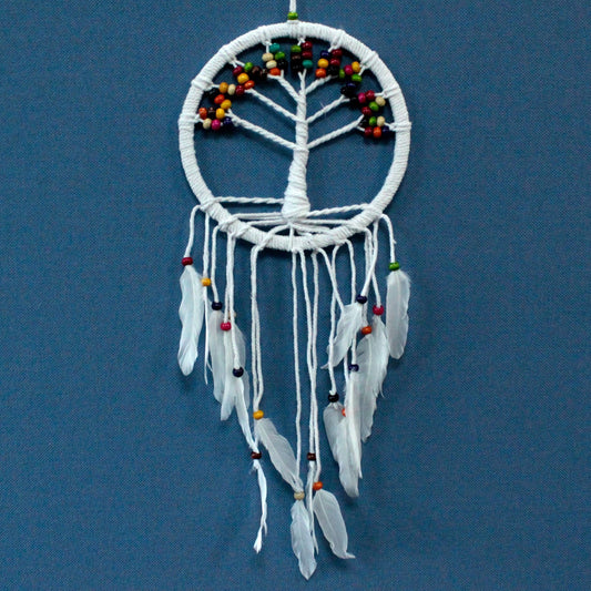 Attrape-rêves Arbre de vie - Coton 22 cm (assorti)
