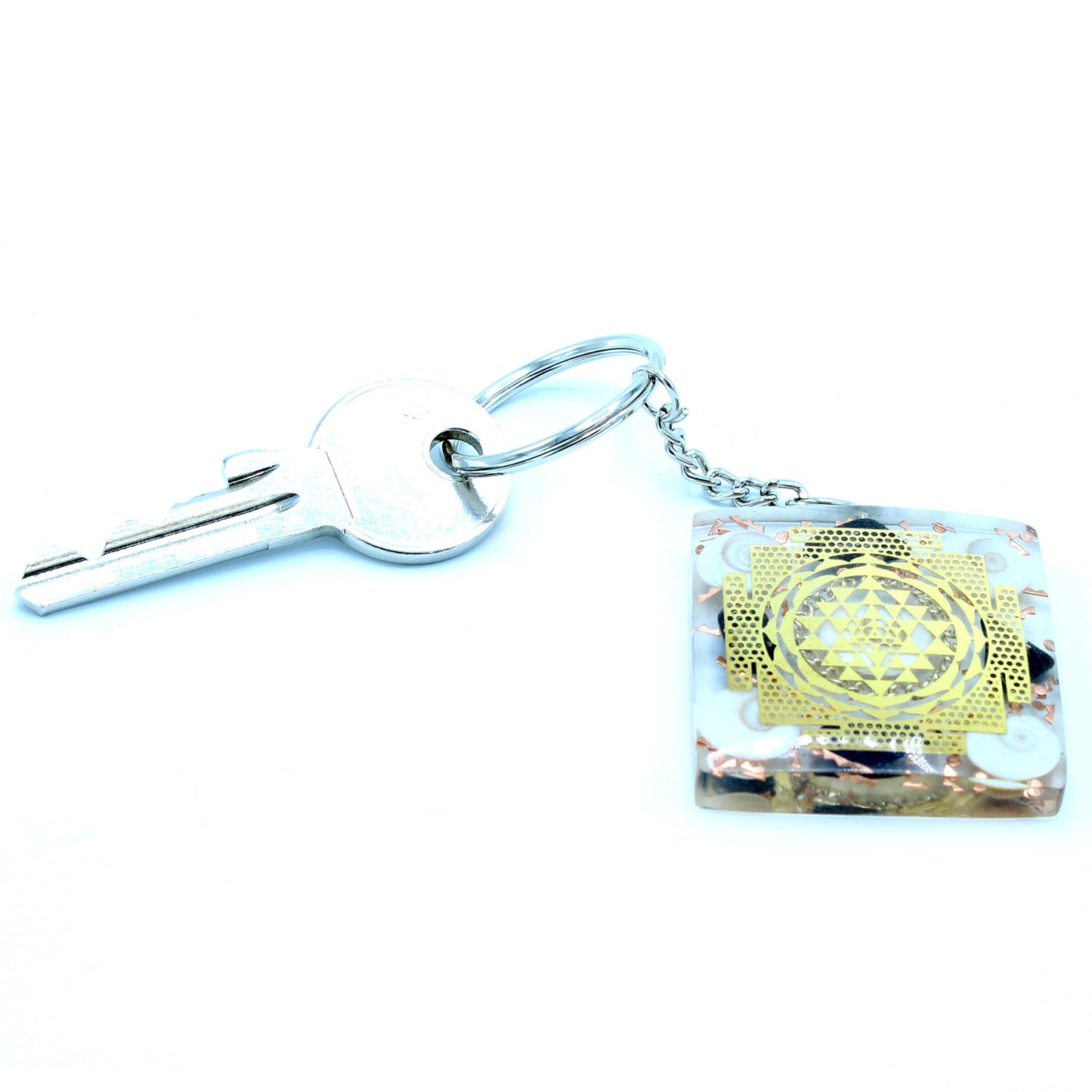 Porte-clés Orgonite Power - Tourmaline Home Protector