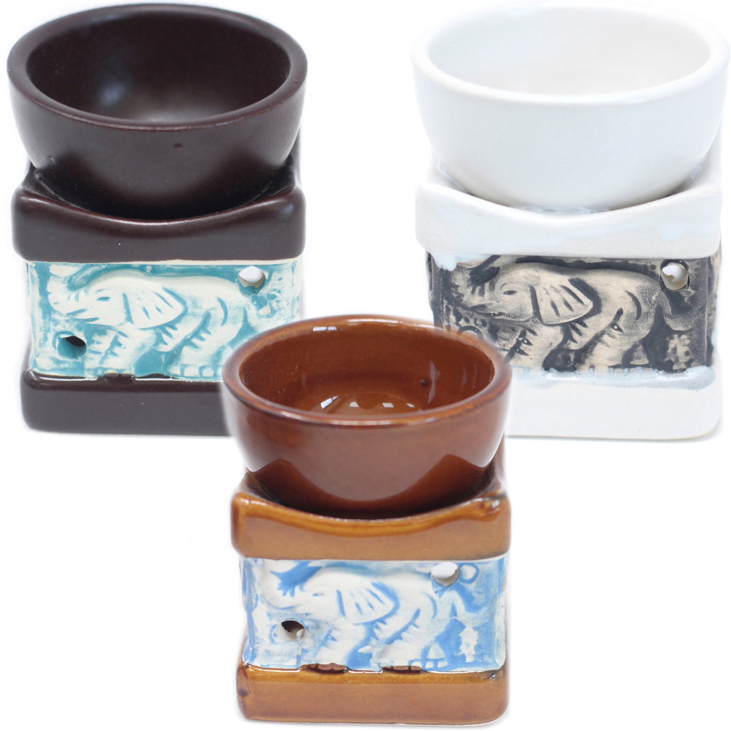 Brûleur rustique classique - Éléphant (couleurs assorties)