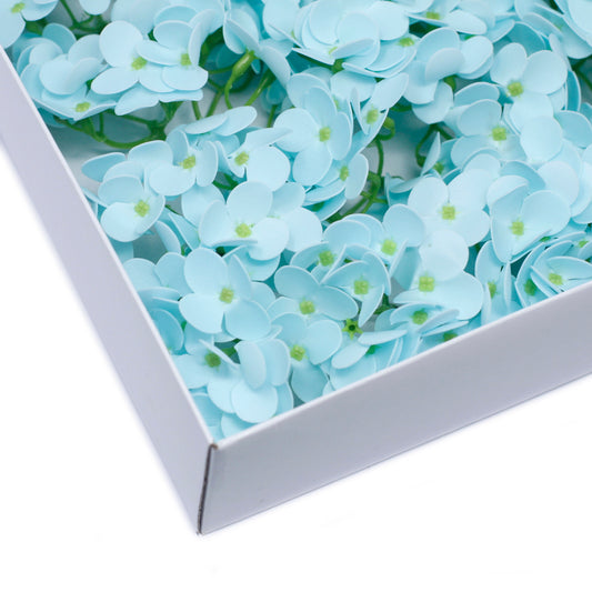 Fleurs de savon artisanales - Jacinthe - Bleu bébé