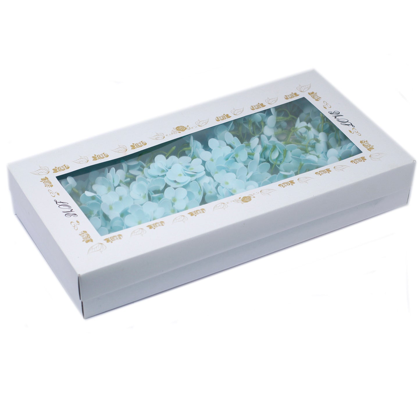 Fleurs de savon artisanales - Jacinthe - Bleu bébé