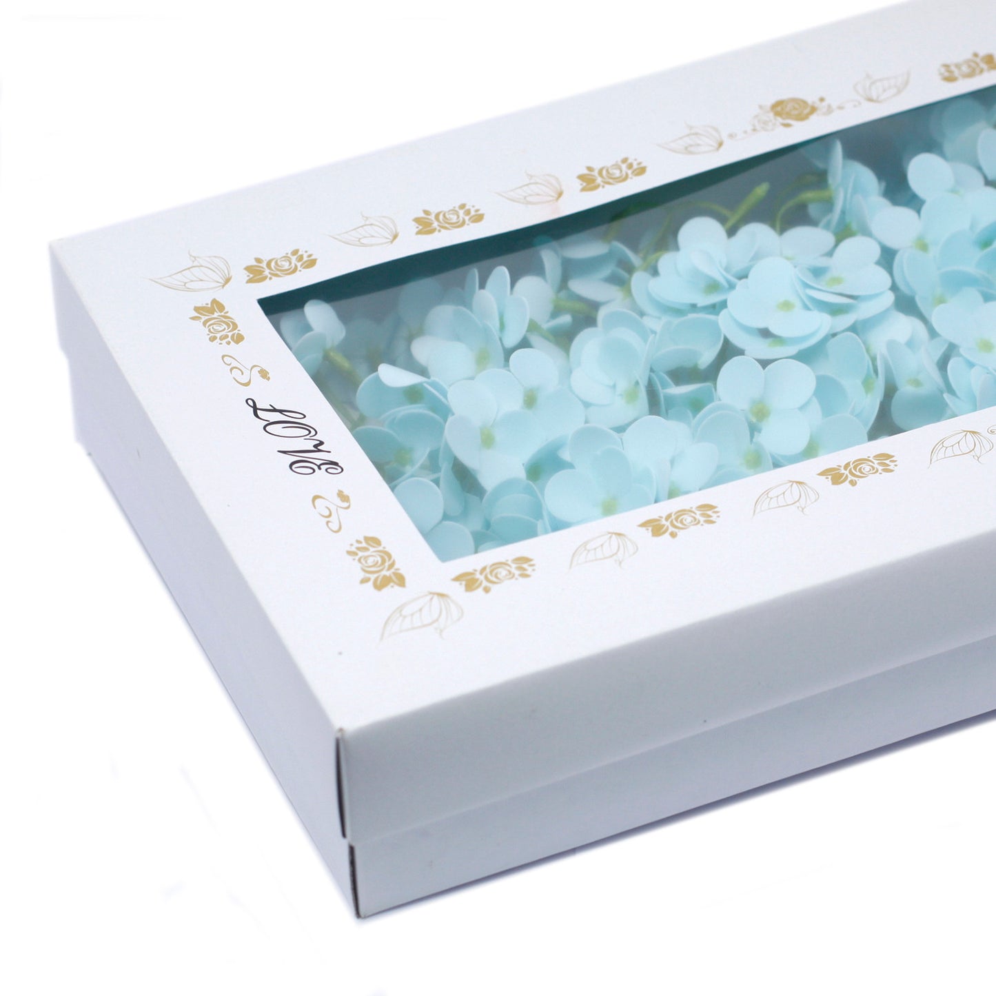 Fleurs de savon artisanales - Jacinthe - Bleu bébé