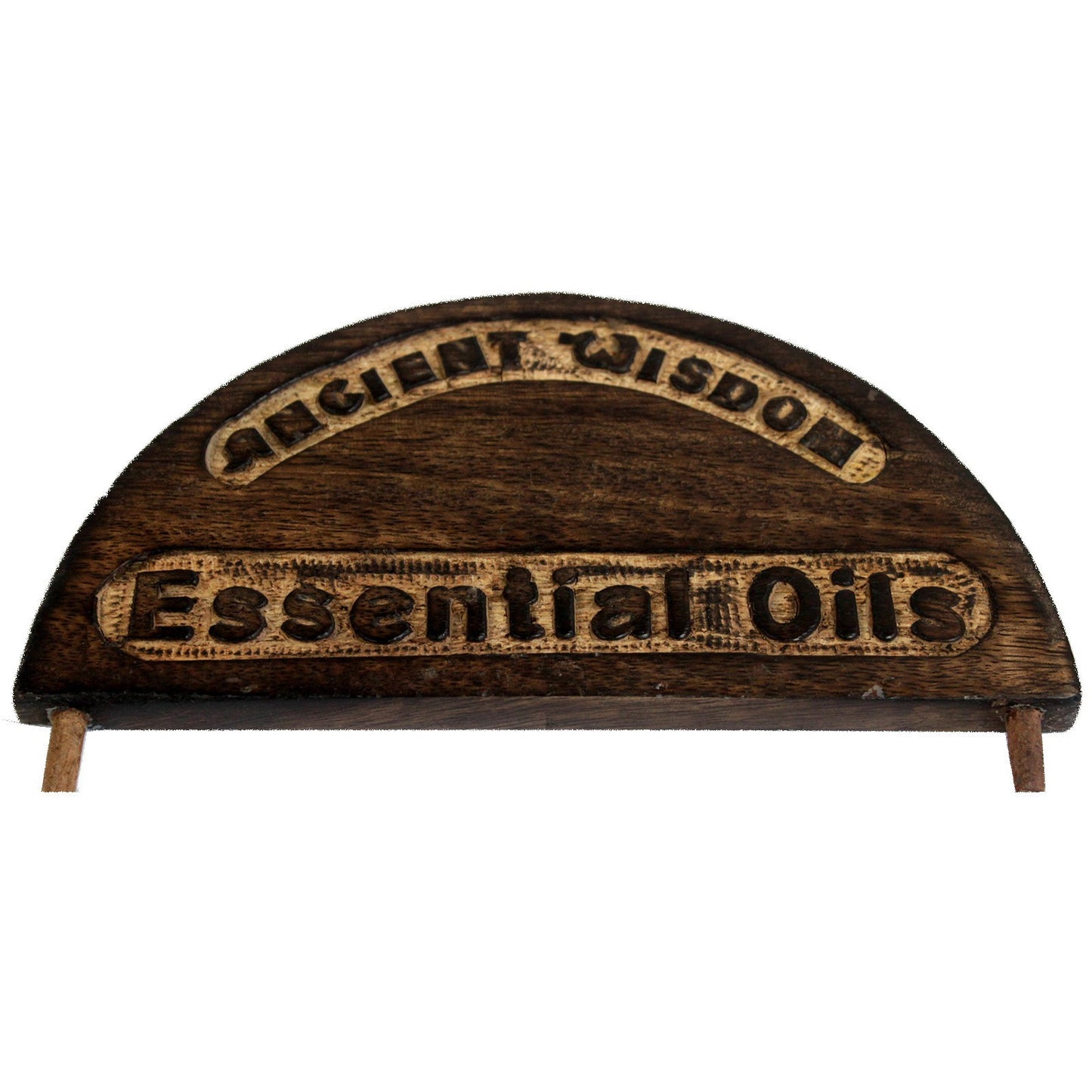 Présentoir en bois pour huiles essentielles et parfums