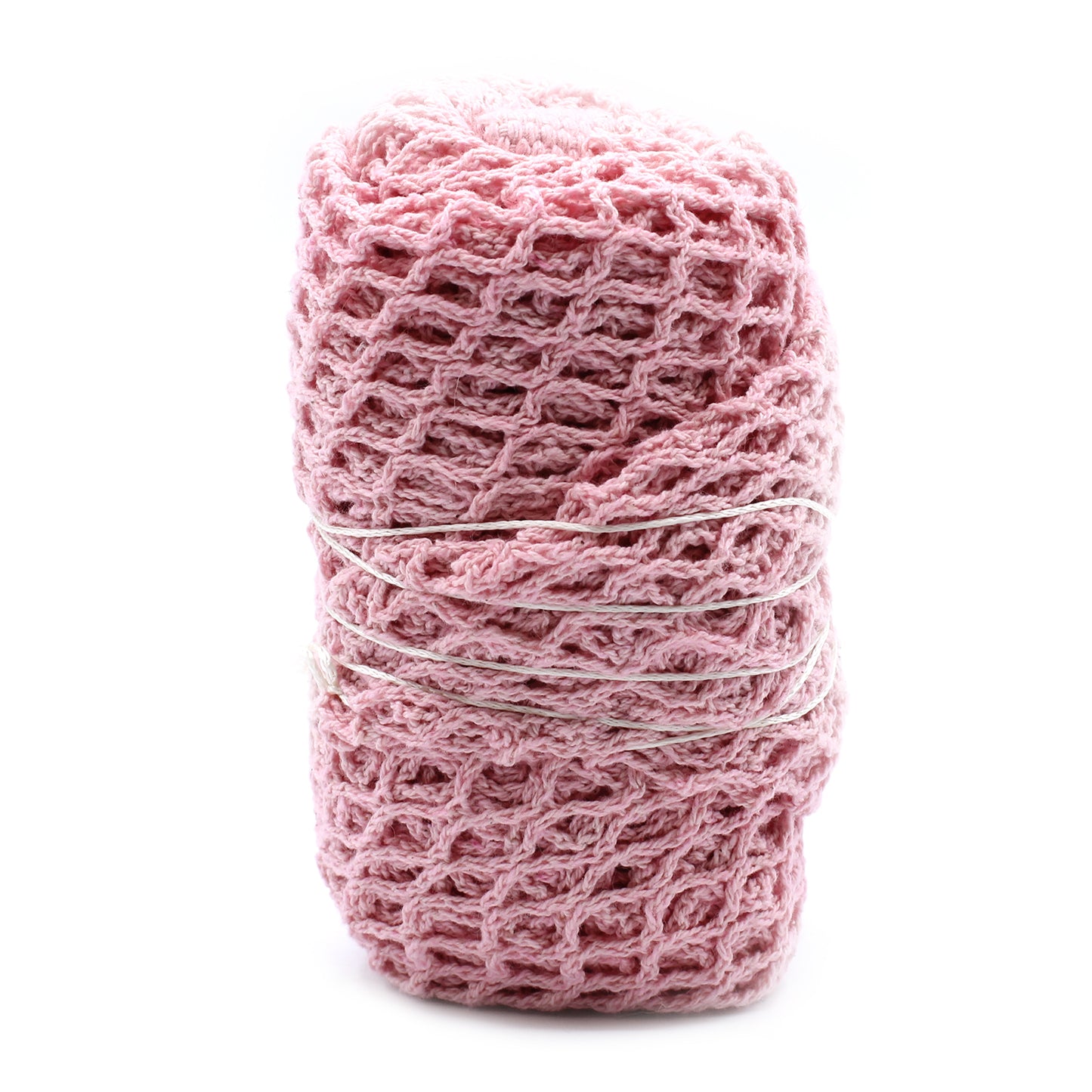 Sac en maille de coton pur - Rose