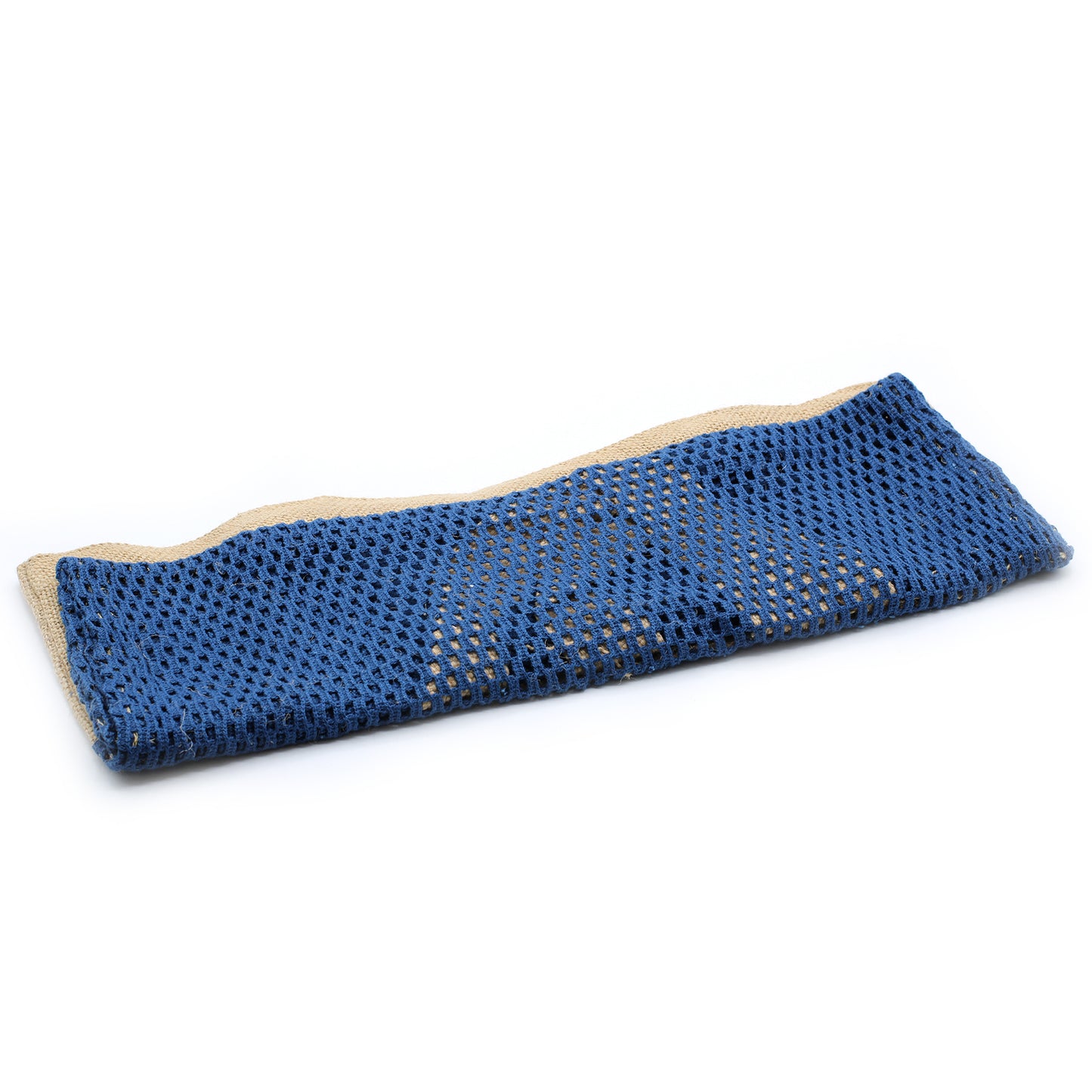 Sac en pur jute doux et filet de coton - Denim
