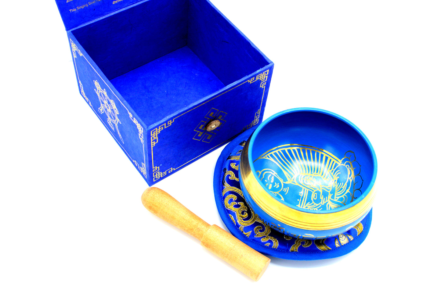Ensemble de bols chantants tibétains - Bouddha de la Médecine 10 cm (min 500 g)