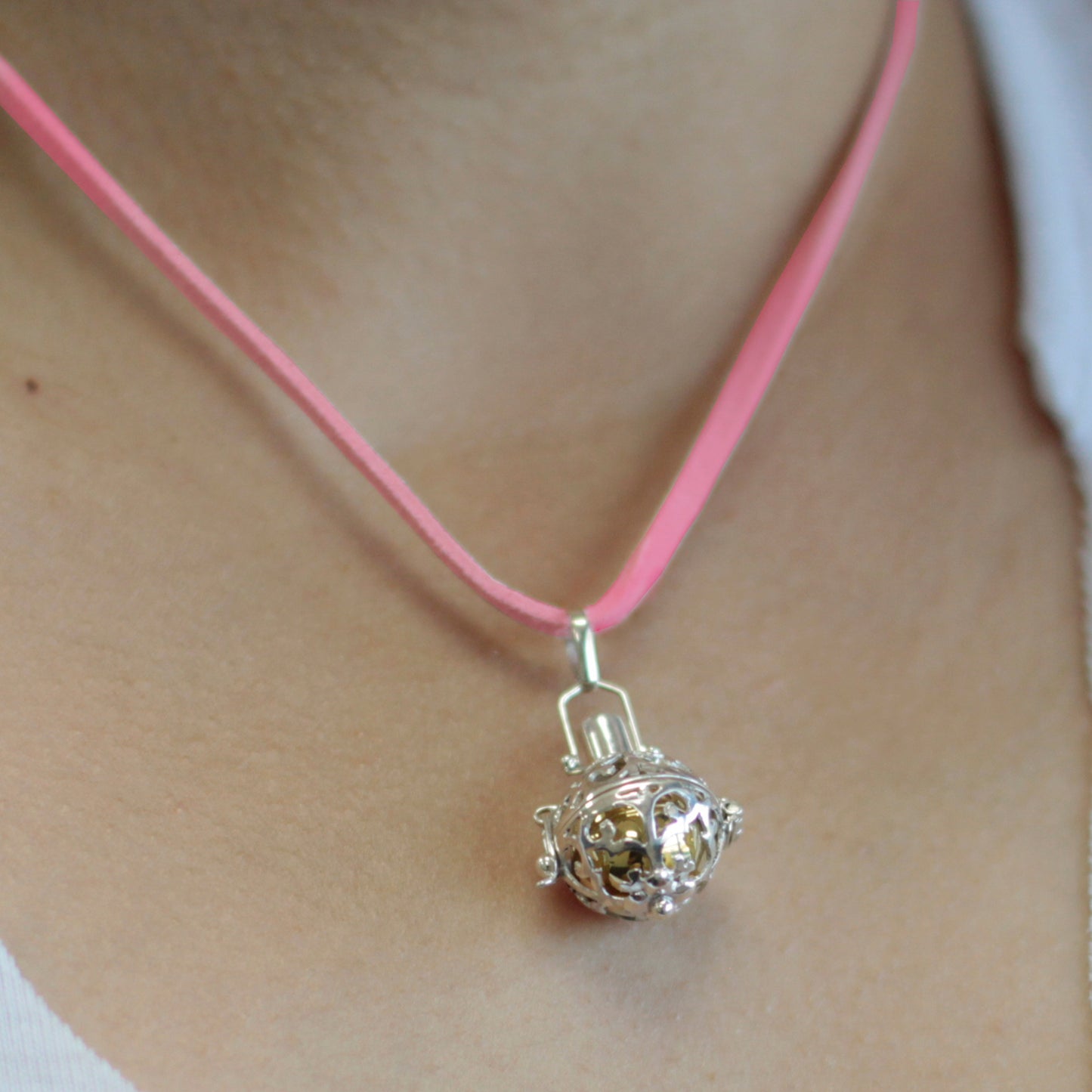Cloche d'ange en argent - Gardien - 16 mm