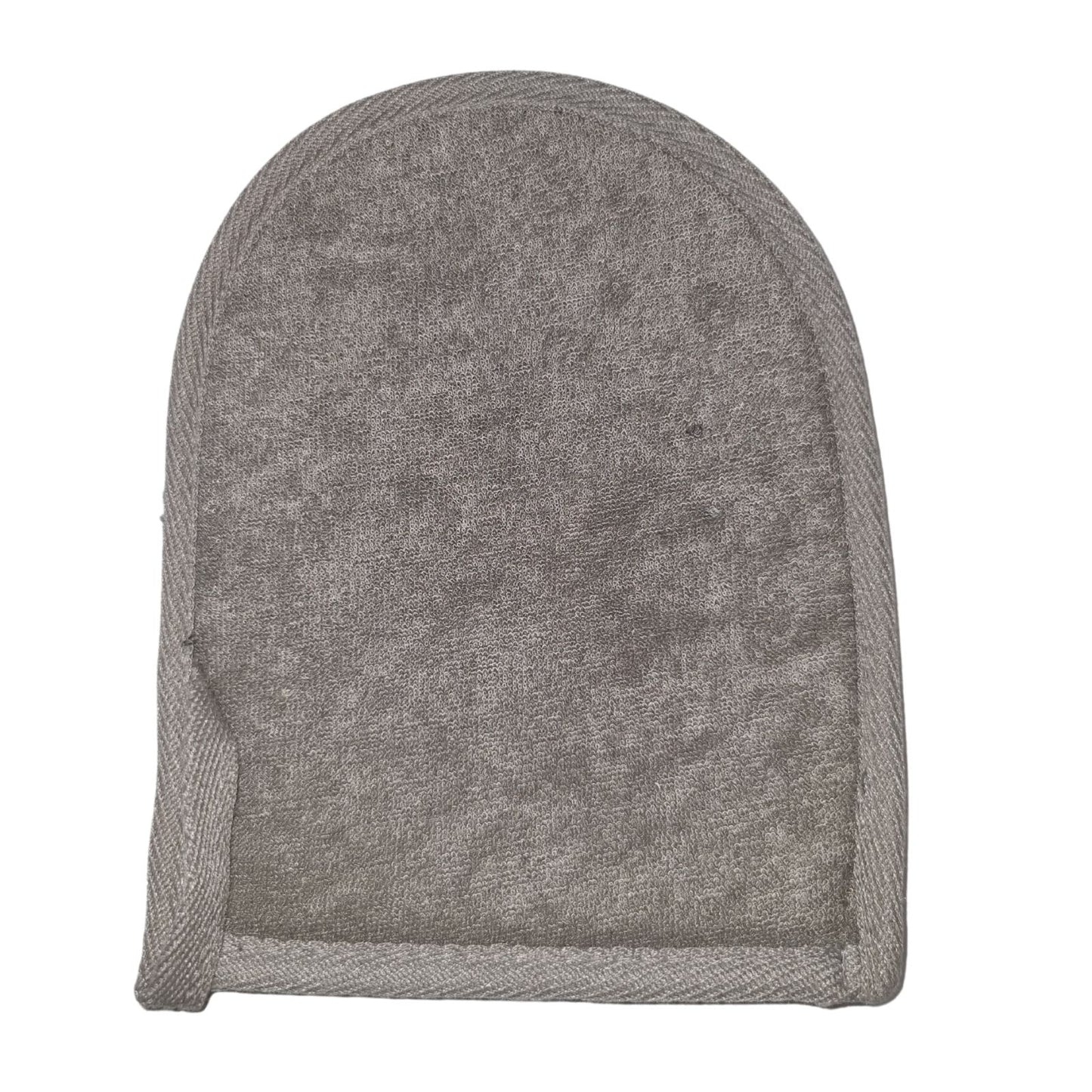 Gant de bain en bambou et lin - Charbon