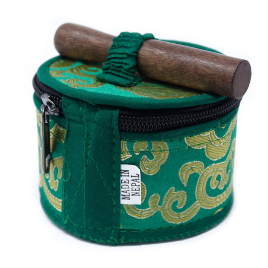 Coffret cadeau mini bol chantant tibétain - Vert