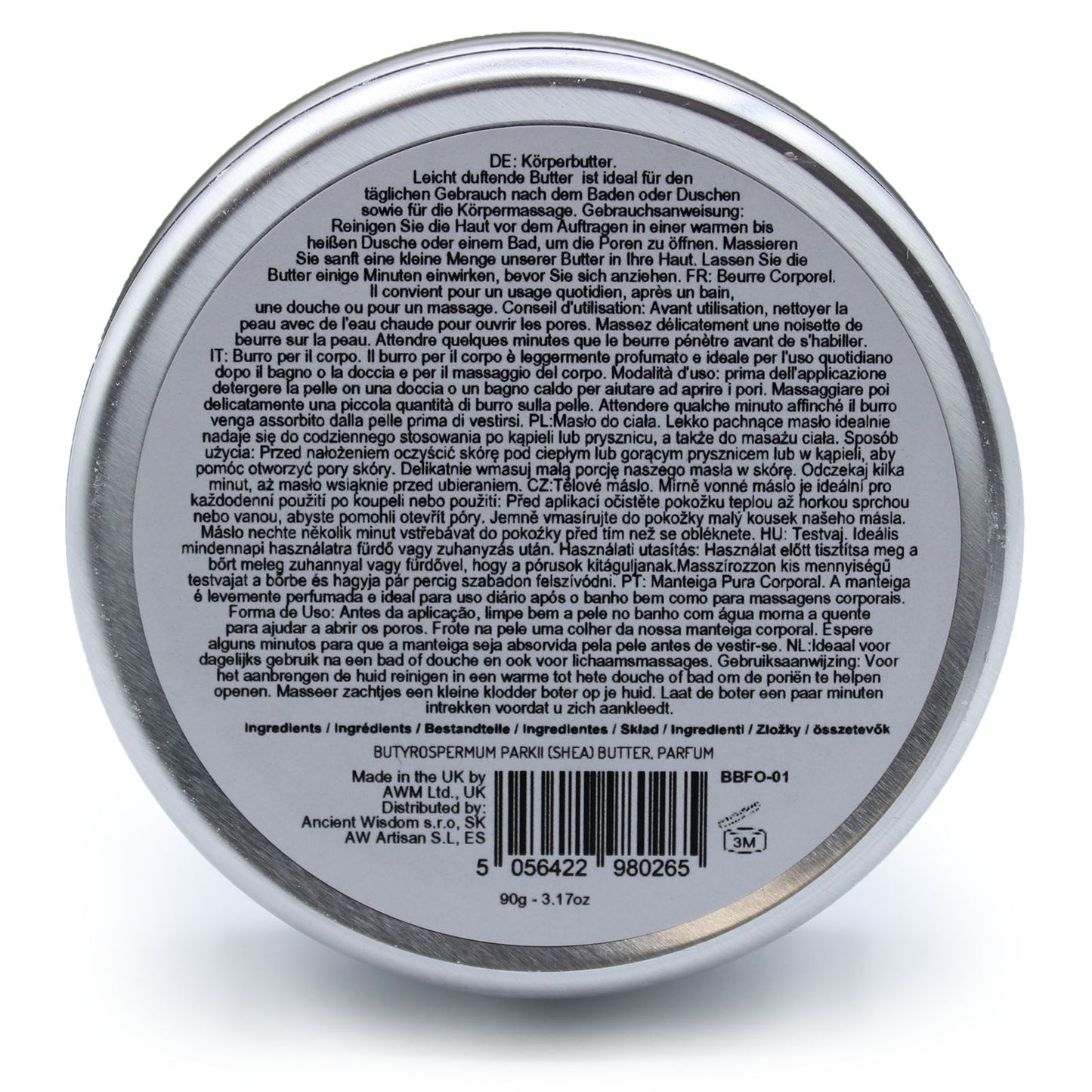 Beurre corporel parfumé au karité 90 g - Noix de coco