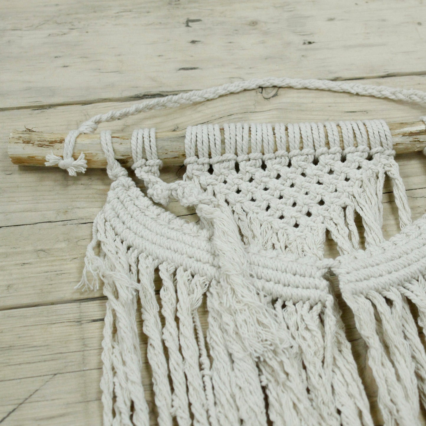 Tapisserie en macramé - Force de la nature