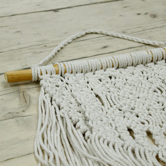 Tapisserie en macramé - Surabondance