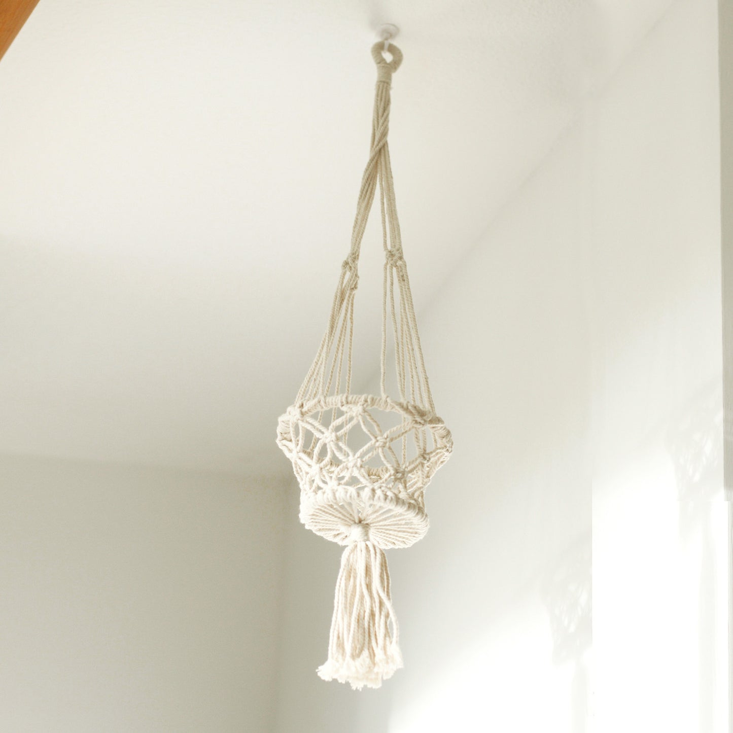 Jardinière en macramé - Petite
