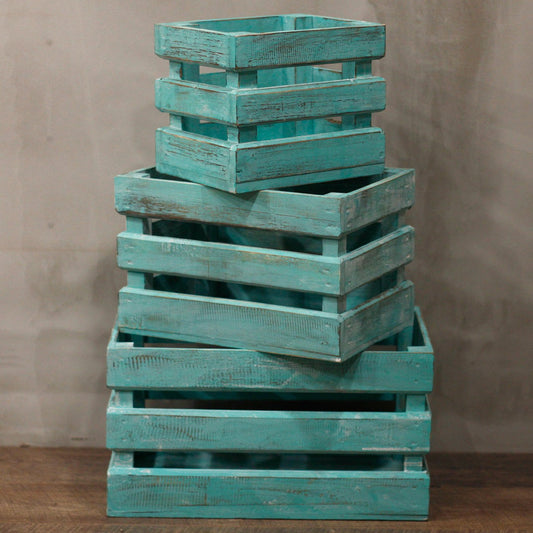 Coffret de fruits 3 pièces - Vert