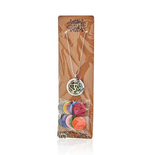 Collier d'aromathérapie - Chakra du Yoga - 30 mm