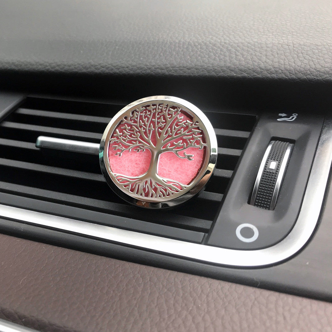 Kit diffuseur pour voiture - Chakra Yoga en étain - 30 mm