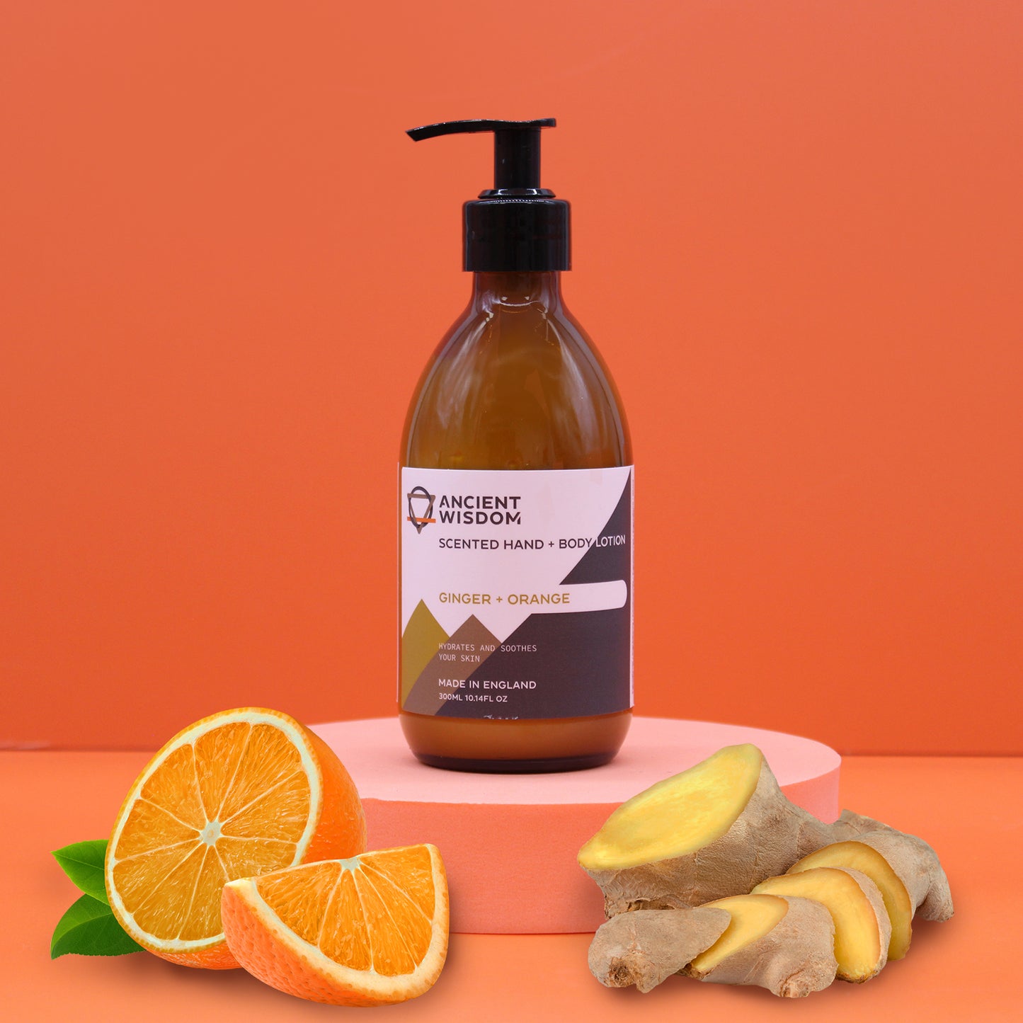 Lotion pour le corps - gingembre et orange 300 ml