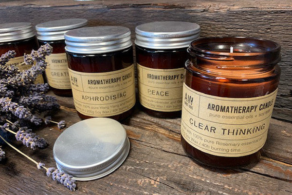 Bougie d'aromathérapie - Paix