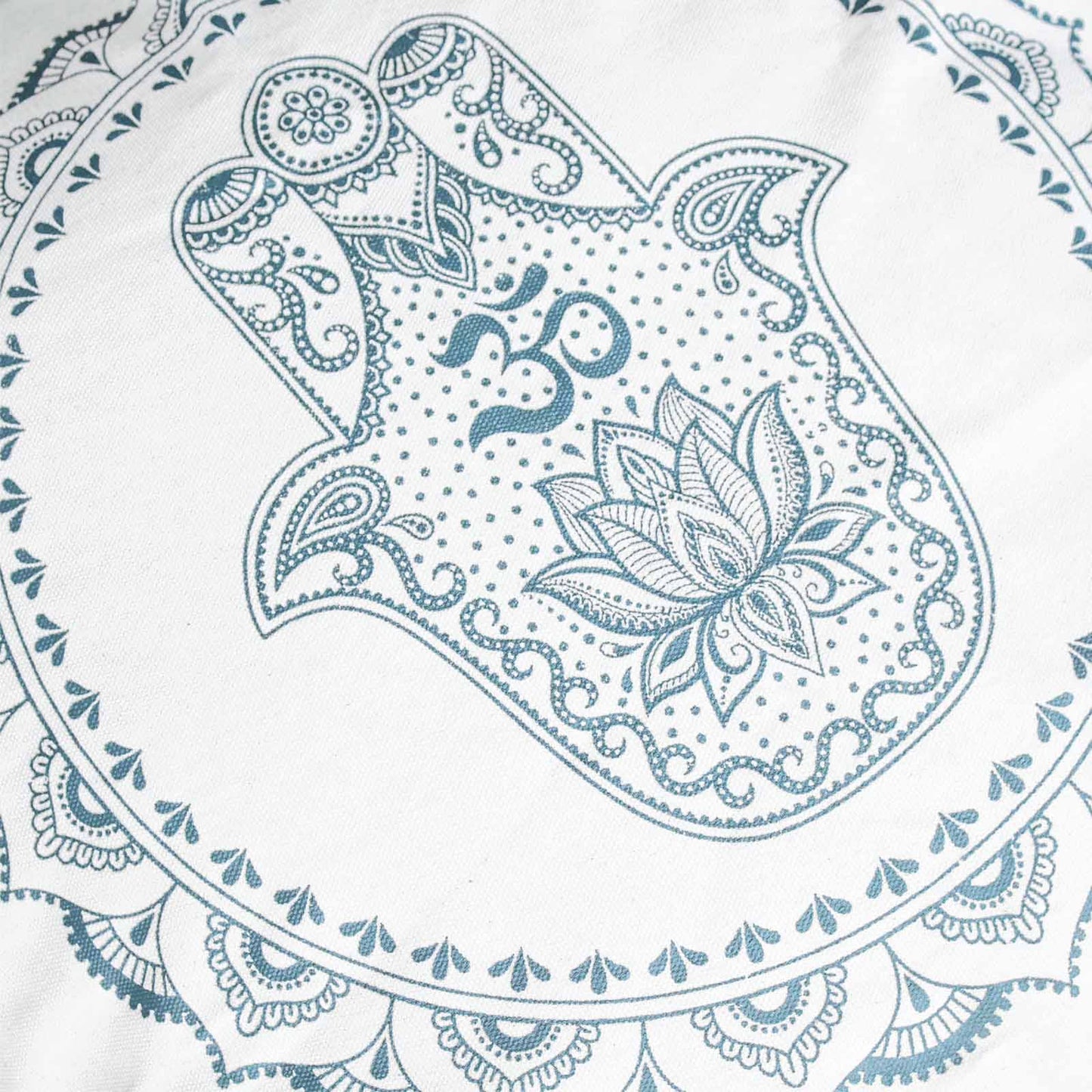 Coussin Mandala Hamsa - 60x60cm - Vert