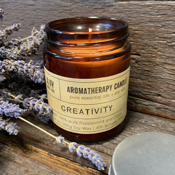 Bougie d'aromathérapie - Créativité