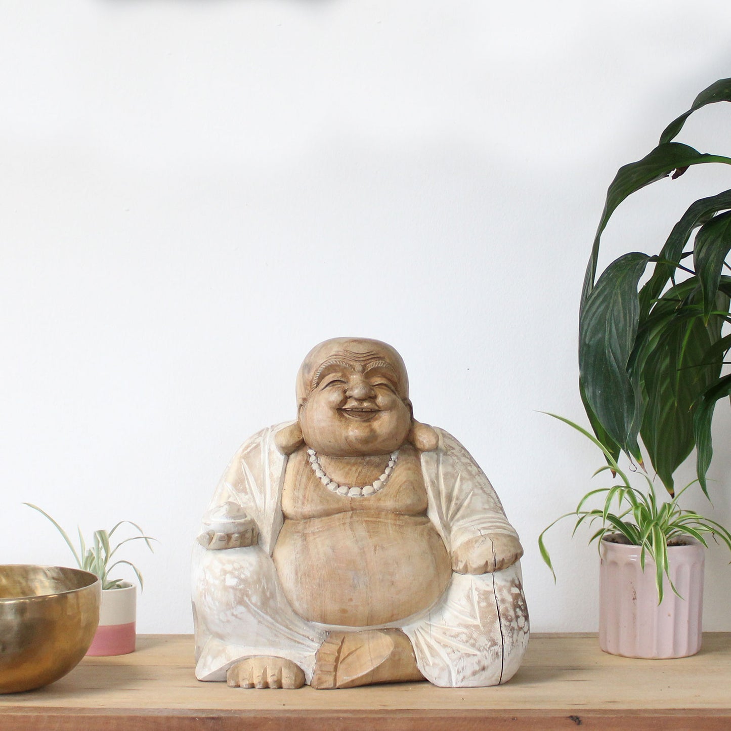 Bouddha heureux - Blanchi 30 cm
