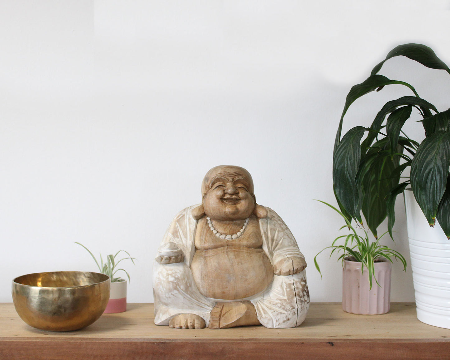Bouddha heureux - Blanchi 30 cm