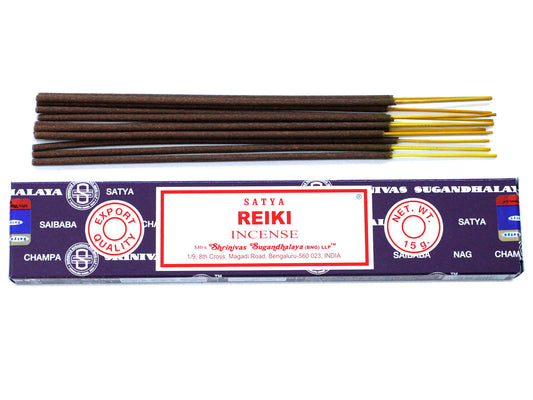 Bâtonnets d'encens Satya 15 g - Reiki
