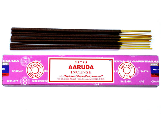 Bâtonnets d'encens Satya 15 g - Aaruda
