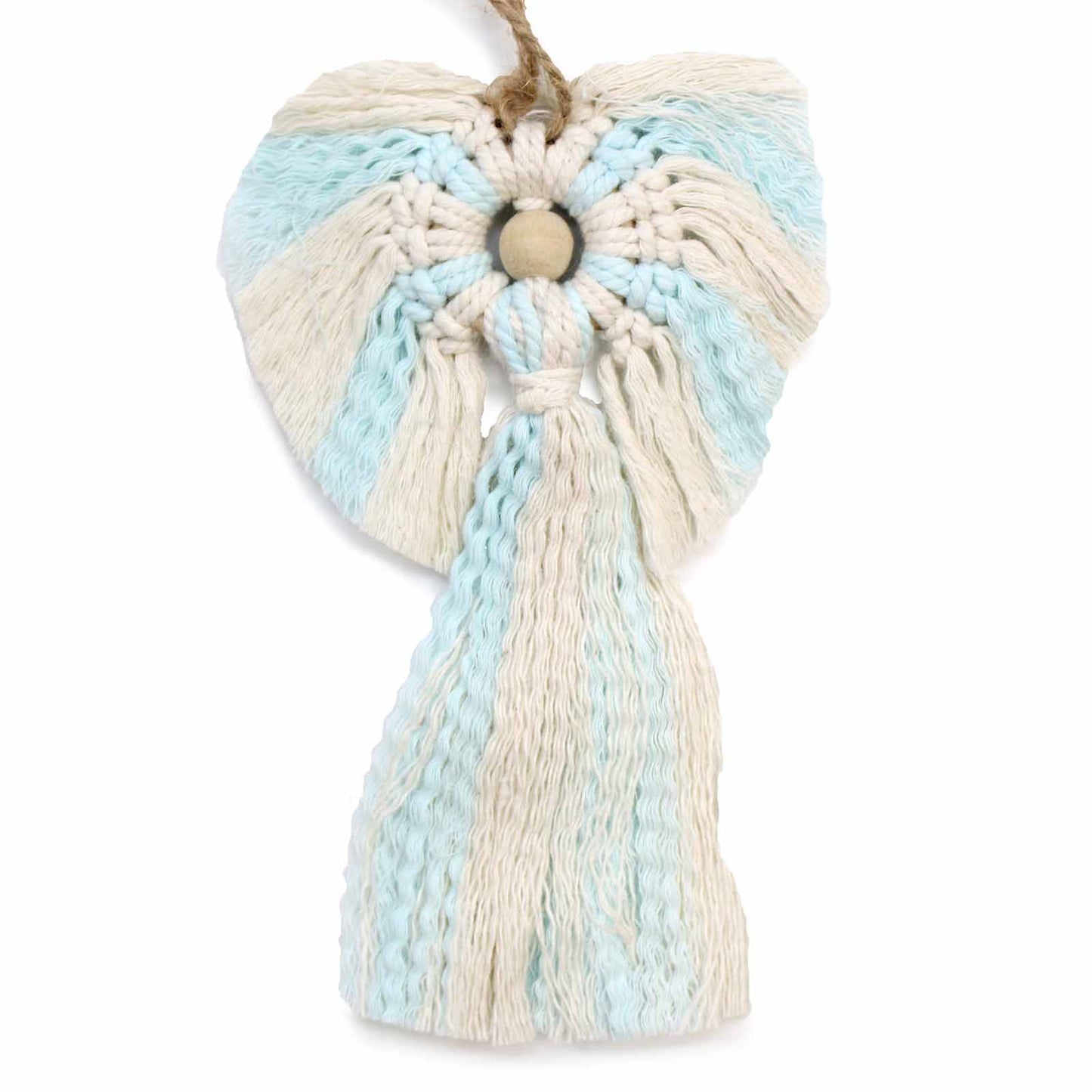 Ange gardien en macramé (petit)