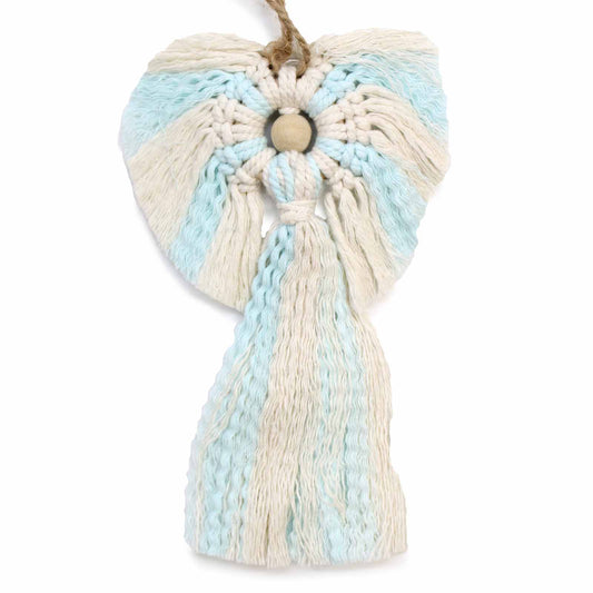 Ange gardien en macramé (petit)