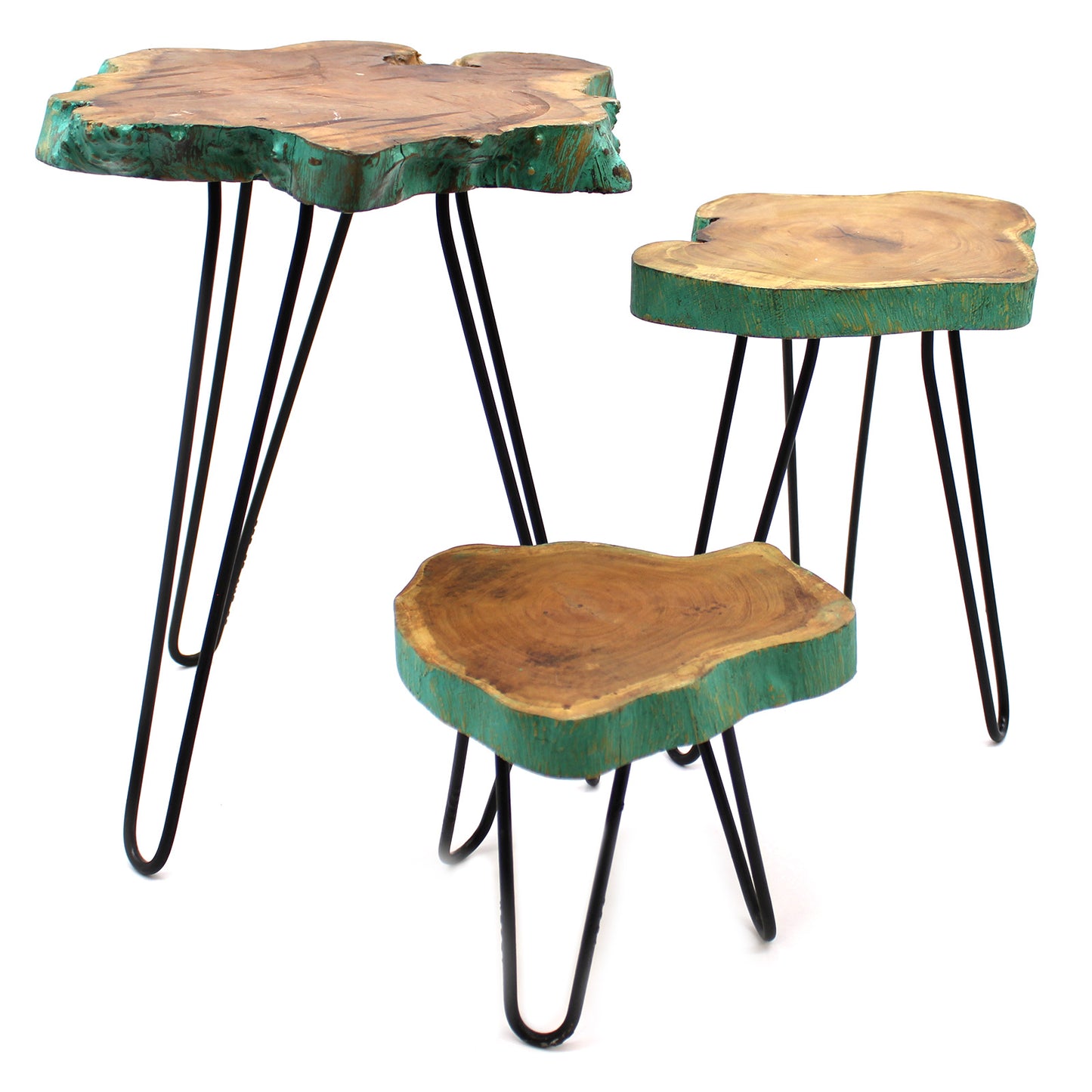 Lot de 3 jardinières en bois Gamell - Greenwash