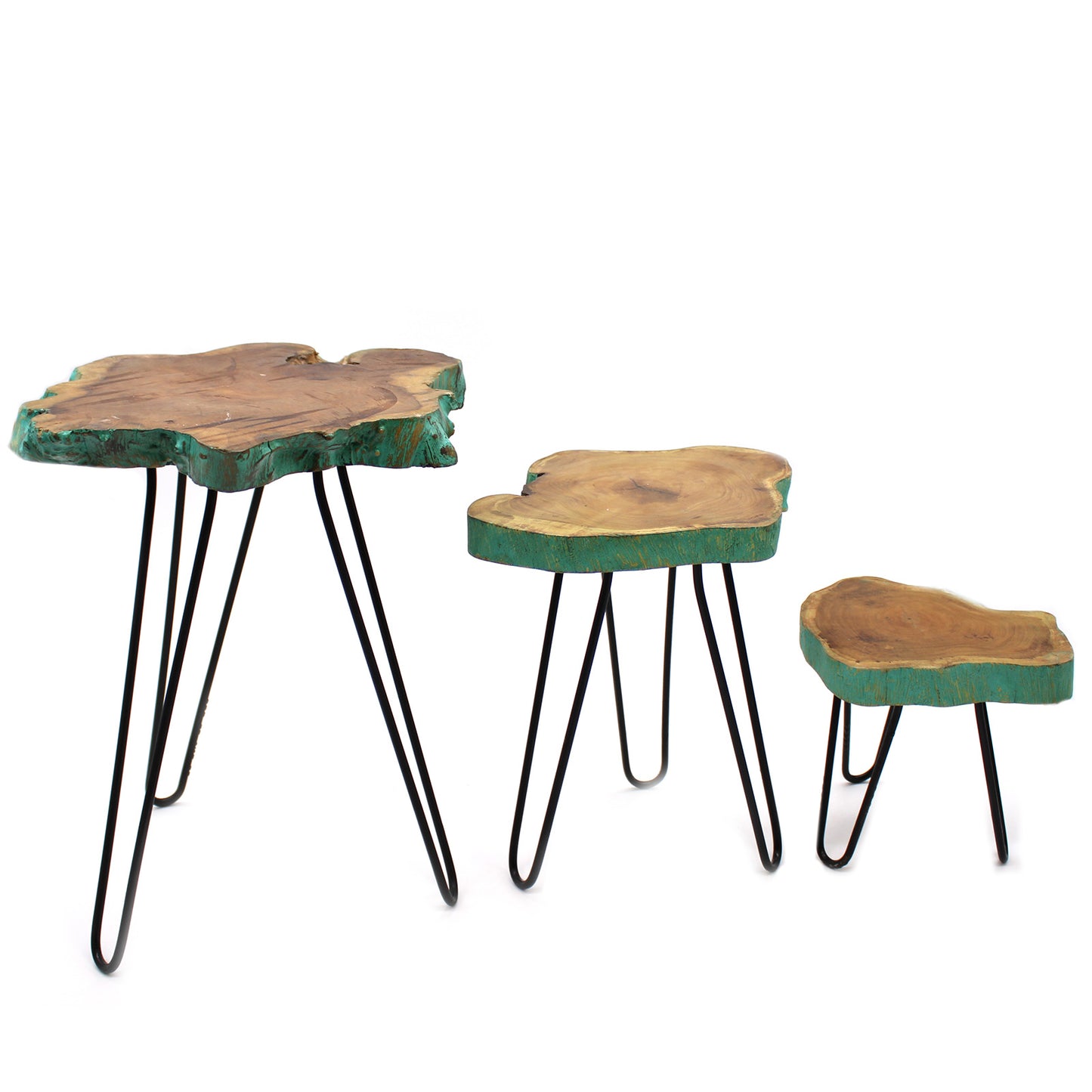 Lot de 3 jardinières en bois Gamell - Greenwash