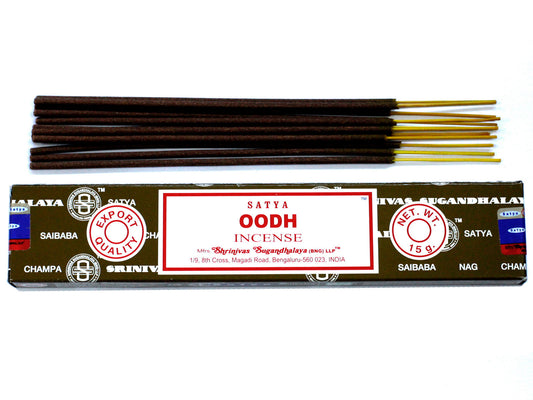 Bâtonnets d'encens Satya 15 g - Oodh