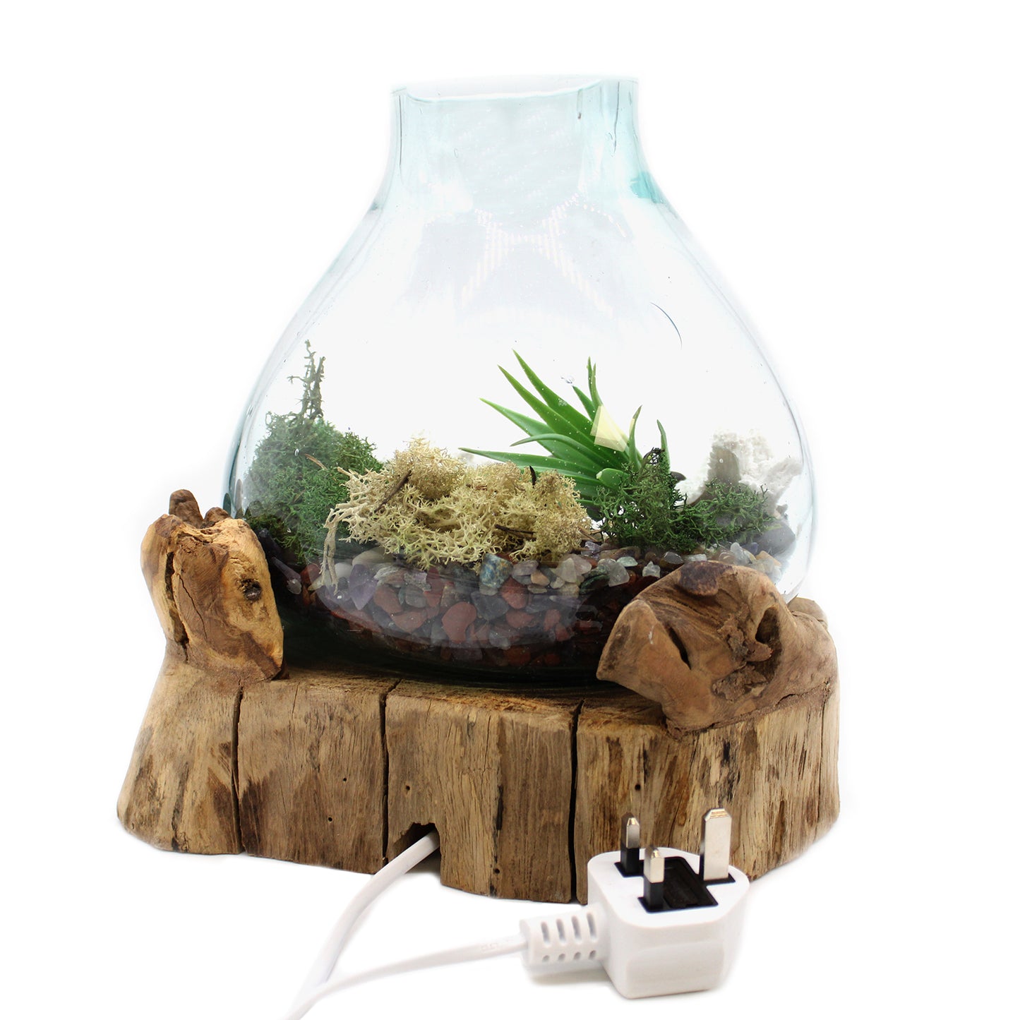 Grand aquarium en verre fusionné - 32 cm