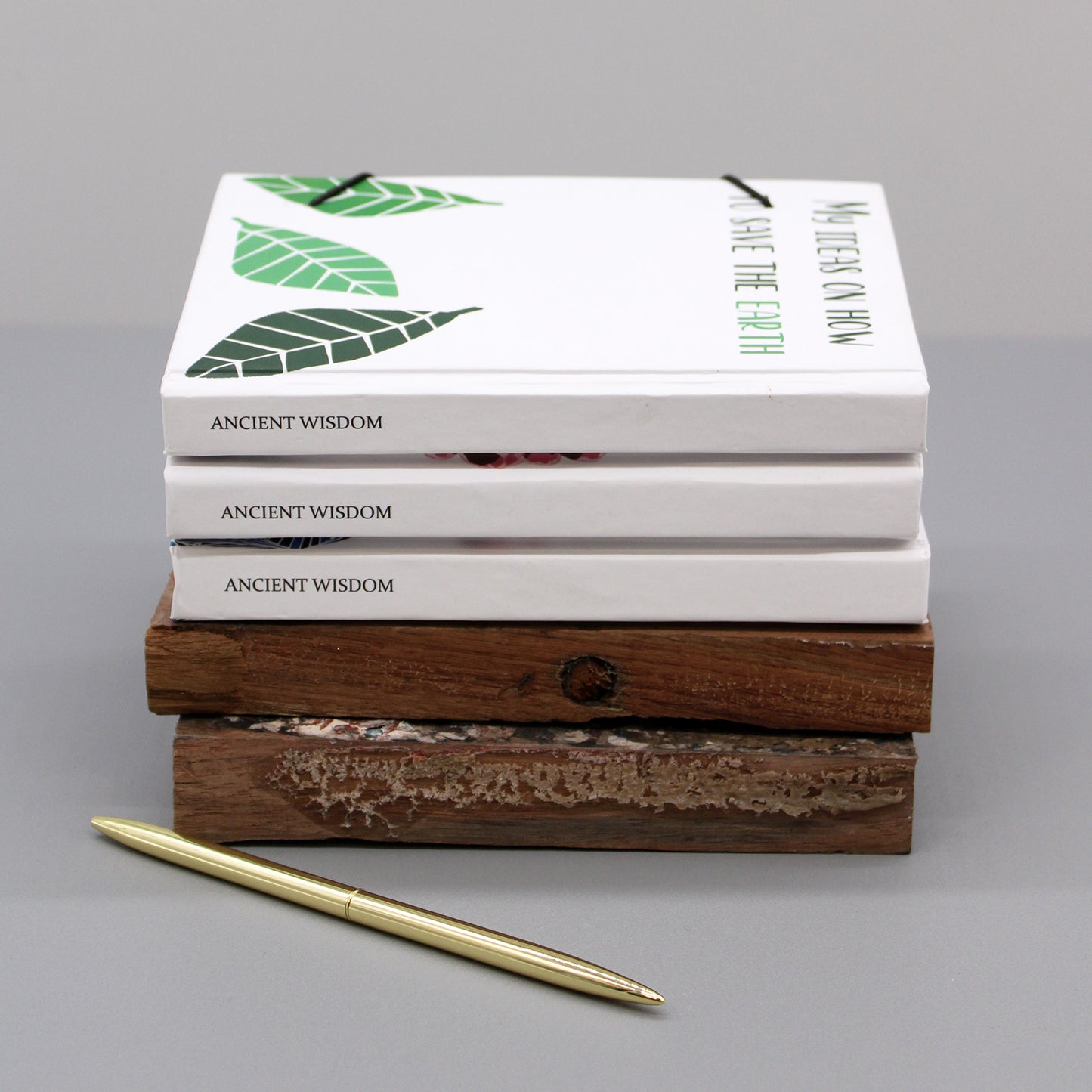 Petit carnet avec sangle - Feuilles sur le même arbre