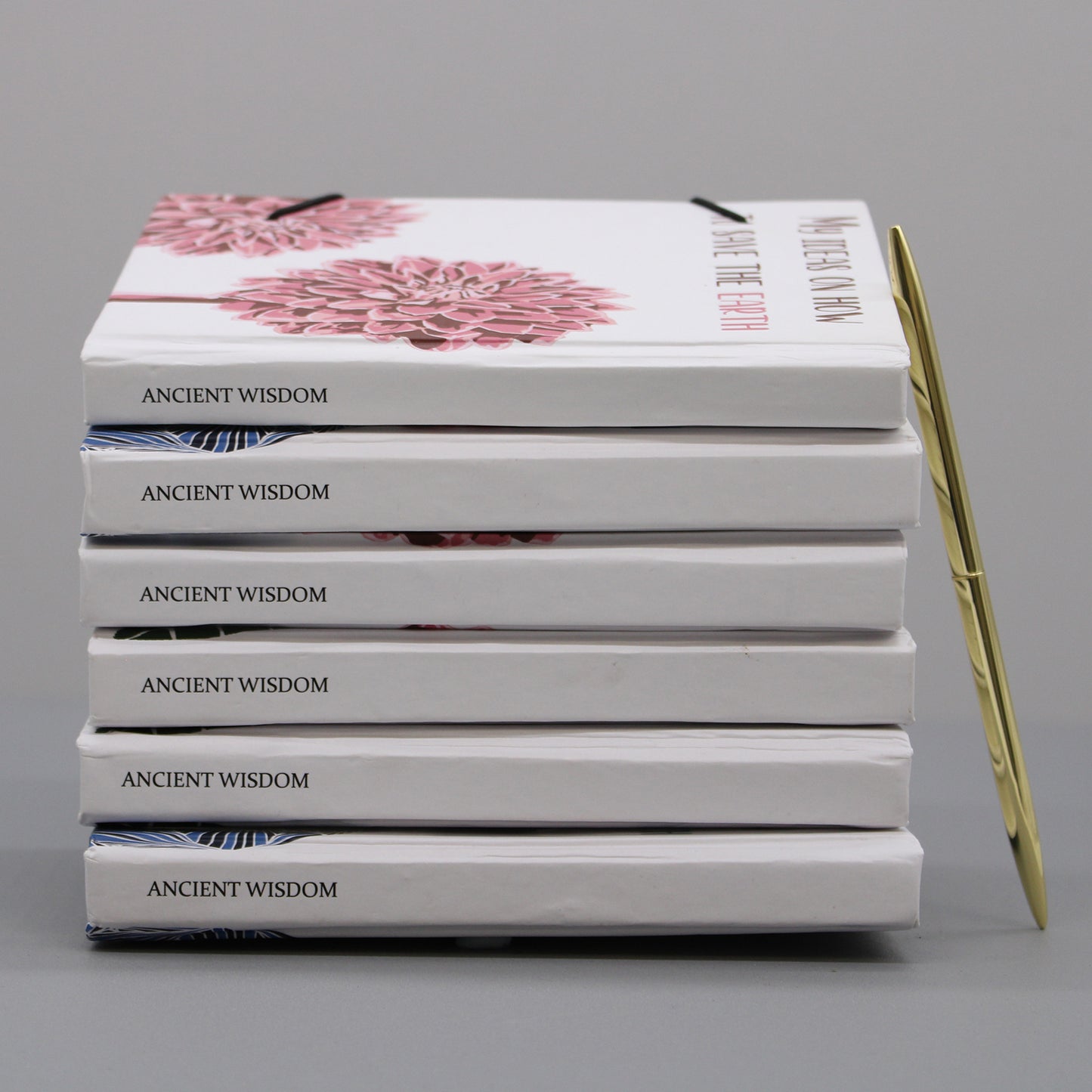 Petit carnet avec sangle - Fleurs dans le même jardin