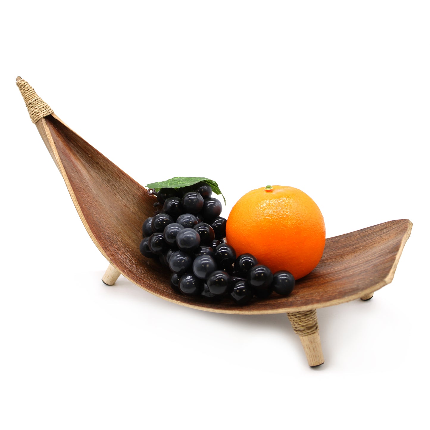 Ensemble de bols à fruits en feuille de cocotier - Naturel